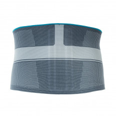 THUASNE Lomba-GO Rückenbandage XS gerade mit Silikonpelotte grau