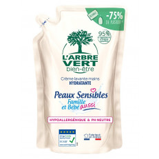 L'ARBRE VERT Handseife Sensitive Skin Refill Französisch