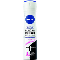 NIVEA Black & White Invisible Deo Spray Clear Female