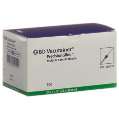 Vacutainer Kanüle 21G 0.8x38mm grün