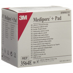 3M Medipore 6x10cm Wundkissen 3.4x6.5cm Island