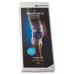 GENUTRAIN S Aktivbandage Gr3 links titan