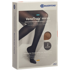 VenoTrain Micro MICRO A-TU KKL2 L plus/long geschlossene Fussspitze caramel