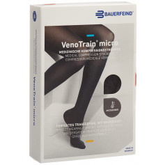 VenoTrain Micro MICRO A-TU KKL2 M plus/long geschlossene Fussspitze schwarz