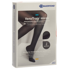 VenoTrain Micro MICRO A-TU KKL2 L plus/short geschlossene Fussspitze schwarz