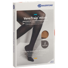 VenoTrain Micro MICRO A-D KKL2 M normal/long geschlossene Fussspitze caramel