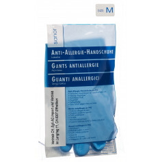 Anti Allergie Handschuhe PVC M blau