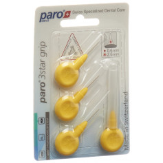 paro 3Star-Grip 2.6mm gelb zylindrisch