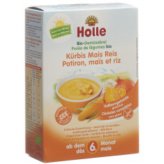 Holle Bio-Gemüsebrei Kürbis Mais Reis