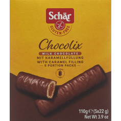 Schär Chocolix Riegel mit Caramel glutenfrei