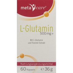 metacare L-Glutamin Kapsel 500 mg