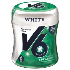 V6 White Kaugummi Spearmint