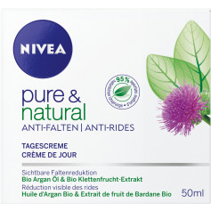 NIVEA Pure&Natural Anti-Falten Tagescreme Tagescreme