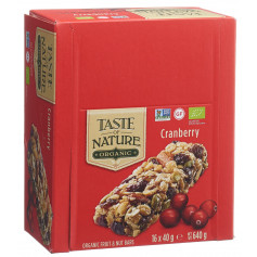 Taste of Nature Riegel Cranberry