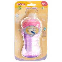  Nûby Easy Grip Cup mit Deckel Schnabelsauger