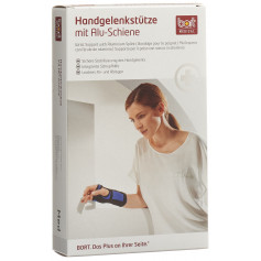 BORT Med Handgelenkst Schiene links XL -23cm blau