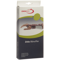 OMNIMED Ortho Manu Flex Handgelenk-Bandage L 22cm li schw