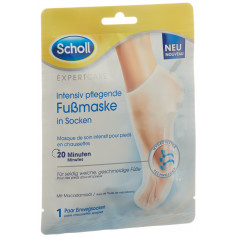 Scholl EXPERTCARE ExpertCare intensiv pflegende Fussmaske Macadamiaöl