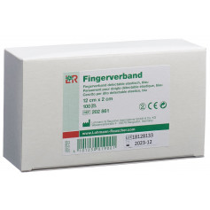 Fingerverband 12x2cm detectable blau