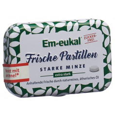 Frische Pastillen starke Minze zuckerfrei mit Xylit