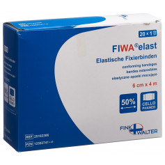 FIWA elast Fixierbinden 6cmx4m weiss Cellux