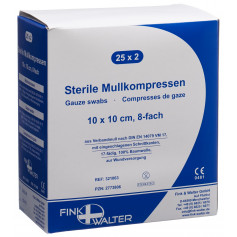 FIWA komp Mullkompressen 10x10cm steril