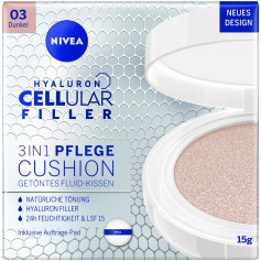 NIVEA Hyaluron Cellular Filler 3in1 Pflege Cushion Dunkel