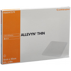 ALLEVYN THIN Wundverband 15x20cm