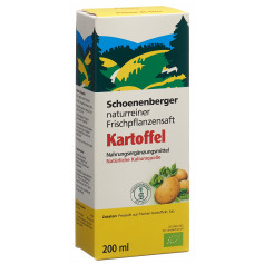 Schoenenberger Kartoffel naturreiner Frischpflanzensaft Bio