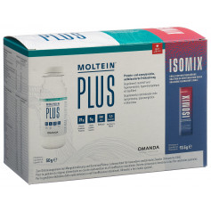 MOLTEIN PLUS 2.5 Ready2Shake Geschmacksneutral 6 Flaschen 50 g + ISOMIX Pulver 12 Beutel 13.5 g