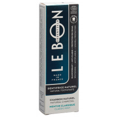 LEBON ESSENTIELS Zahnpasta klassische Minze + Kohle Bio