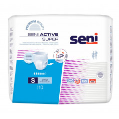 seni Active Super Pants Einweghosen S atmungsaktiv Hüftumfang 55-85cm 6 Tropfen