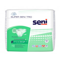 seni Trio Windelhosen XL atmungsaktiv Hüftumfang 130-170cm 8 Tropfen