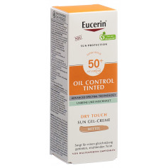 Eucerin SUN Face Oil Control Gel-Creme getönt medium LSF50+