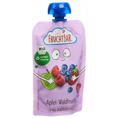 FRUCHTBAR Fruchtpüree Bio Apfel Waldfrucht