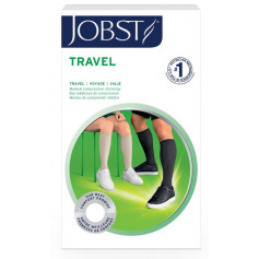 Jobst Travel Socks Kniestrumpf 15-20mmHg 2 geschlossene Zehe navy