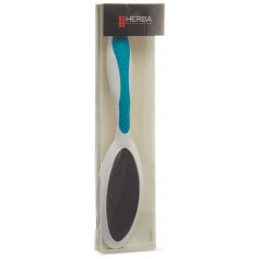 Herba Doppelfussfeile grob und fein 20cm Softtouch blau