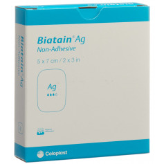 Biatain Ag Non-Adhesive 5x7cm