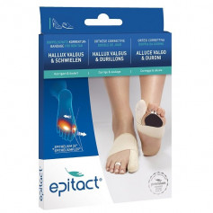 Epitact flexible Doppelschutz Korrekturbandage Hallux valgus TAG S 20-21.5cm rechts