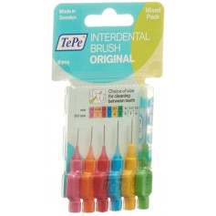 TePe Interdental Brush assortiert 6 Stück