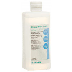 B. Braun Ethanol 80% Glycerin 1% Ovalflasche