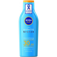 NIVEA Sun Protect & Bronze Sonnenlotion LSF 30 aktiviert die Bräunung