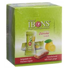 IBONS Ingwer Bonbon Display Zitrone 12x60g