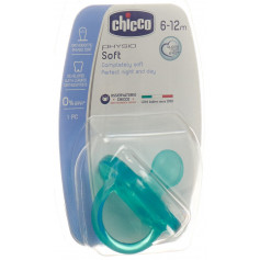 Chicco Physiologischer Beruhigungssauger GOMMOTTO BLUE Silikon medium 6-16m DE/FR