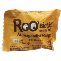 Roo'Bar Roo'Biotic Ashwagandha & Mango Energy Ball En Ball