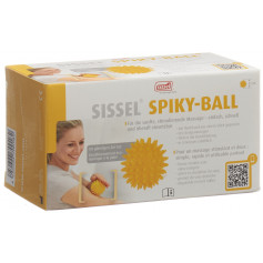 SISSEL Spiky-Ball 8 cm gelb