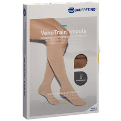 VenoTrain IMPULS AD KKL2 VI plus/short offene Fussspitze caramel