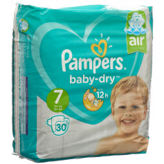 Pampers Baby Dry Gr7 15+kg Extra Large Sparpackung