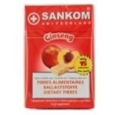 Sankom Nahrungsfasern Kautablette Pfirsich Ginseng