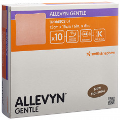 ALLEVYN GENTLE Wundverband 15x15cm